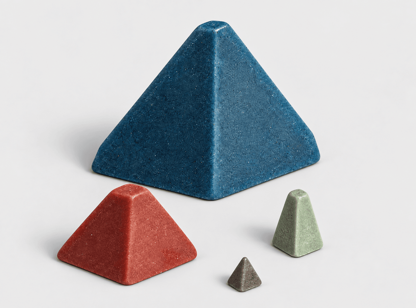 Pyramid plastic finishing media — enhanced supplier photograph