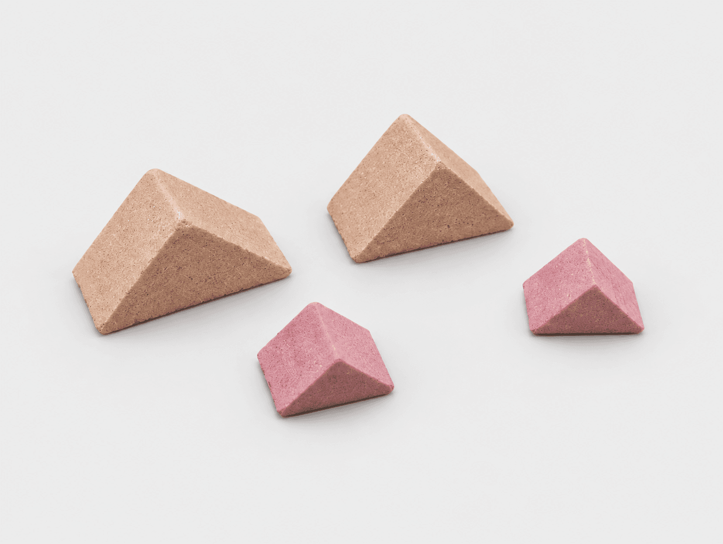 Triangle synthetic finishing media — enhanced supplier photograph